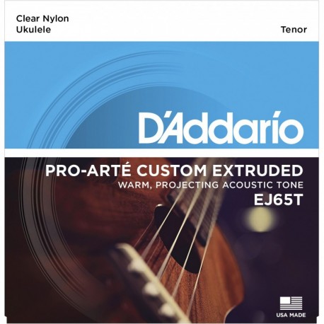 EJ65T Pro-Arté Custom Extruded Nylon Ukulele Strings, Tenor