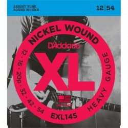 EXL145 Nickel Wound, Heavy, Plain 3rd [12-54]
