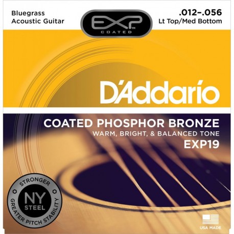 EXP19 Coated Phosphor Bronze Light Top/Medium Bottom/Bluegrass [12-56]
