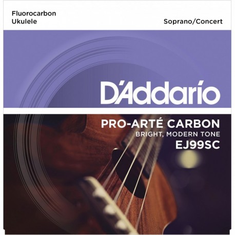 EJ65S Pro-Arté Custom Extruded Nylon Ukulele Strings, Soprano