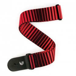 Optical Stripes Art Red