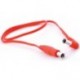 AC cable red (2,1-2,5) 50 cms