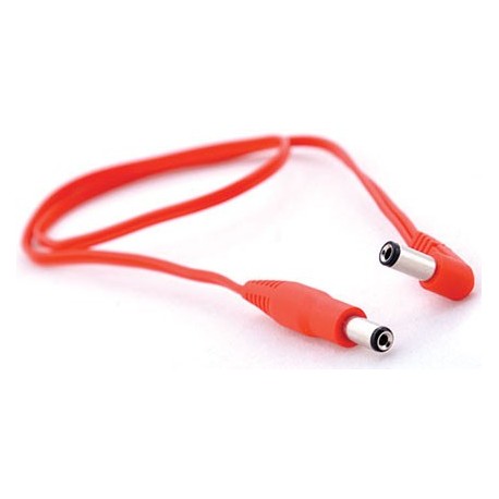 AC cable red (2,1-2,5) 50 cms