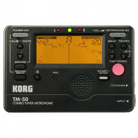 TM-50BK Combo Tuner Metronome
