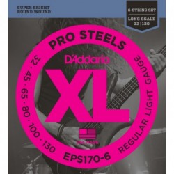 EPS170-6 ProSteels 6-String Bass, Light, Long Scale [32-130]
