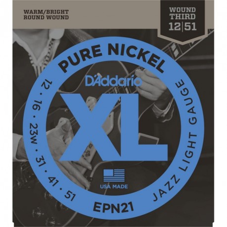 EPN21 Pure Nickel Jazz Light [12-51]