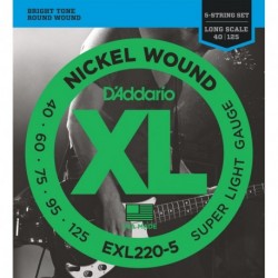 EXL220-5 5-String Bass, Super Light, Long Scale [40-125]