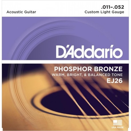 EJ26 - Phosphor Bronze Custom Light [11-52]