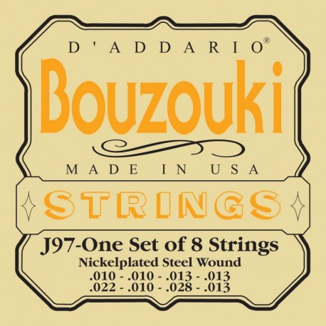 EJ97 Greek Bouzouki, 8-String, Nickel Wound