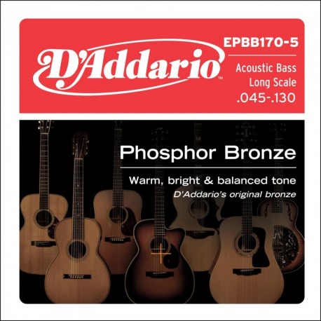 EPBB170-5 Phosphor Bronze 5-String Long Scale, [45-130]