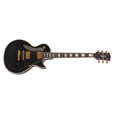 Gibson Les Paul Custom Ebony Gold Hardware