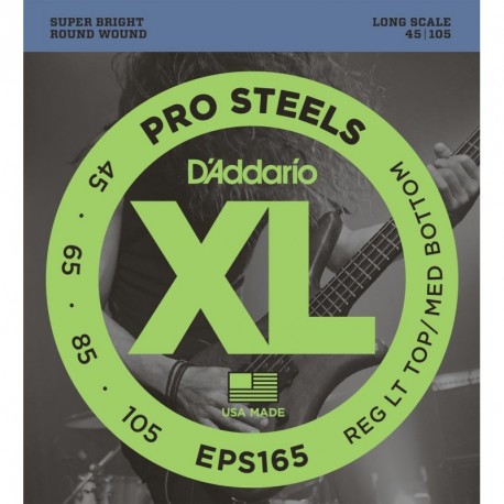 EPS165 ProSteels Bass, Custom Light, Long Scale [45-105]