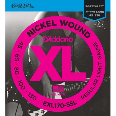 EXL170-5SL 5-String Bass, Light, Super Long Scale [45-130]