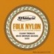 EJ33 Folk Nylon, Ball End, 80/20 Bronze/Clear Nylon