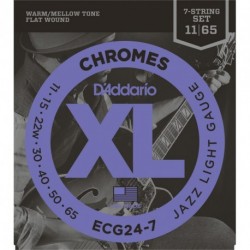 ECG24-7 Chromes Jazz Light 7 Strings [011-65]
