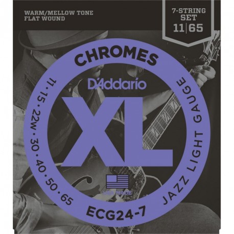 ECG24-7 Chromes Jazz Light 7 Strings [011-65]